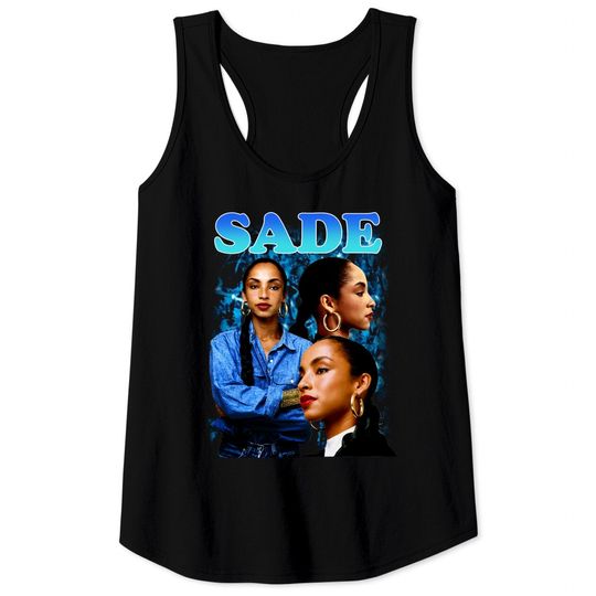Discover Sade Adu Graphic Tank Top - Vintage Style