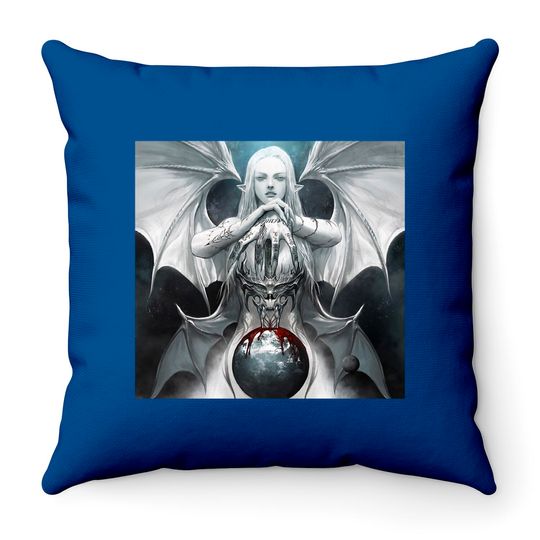 Discover Grimes Original Miss Anthropocene Cover Premium Throw Pillows
