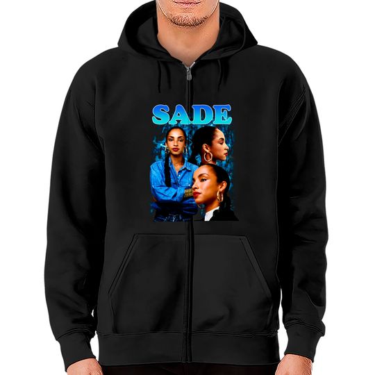 Discover Sade Adu Graphic Zip Hoodie - Vintage Style