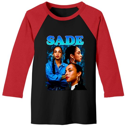 Discover Sade Adu Graphic Baseball Tee - Vintage Style