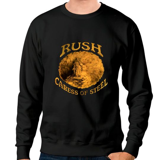 Discover Rush Caress of Steel Neil Peart Geddy Lee Sweatshirt Sweatshirts