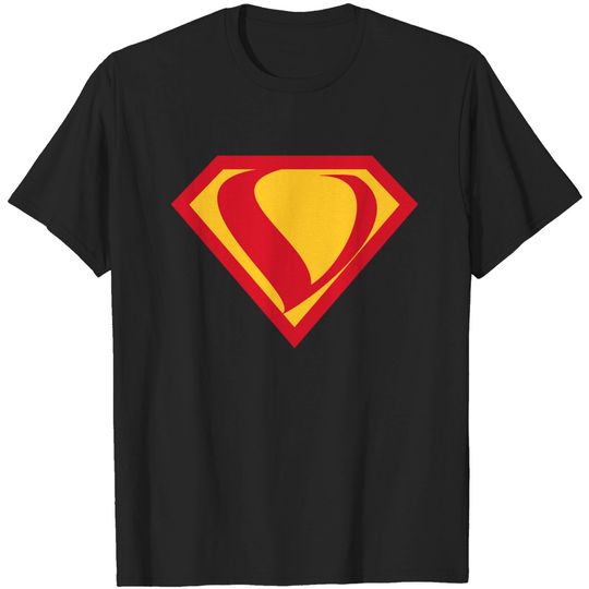 Discover Letter V - Superman - T-Shirt