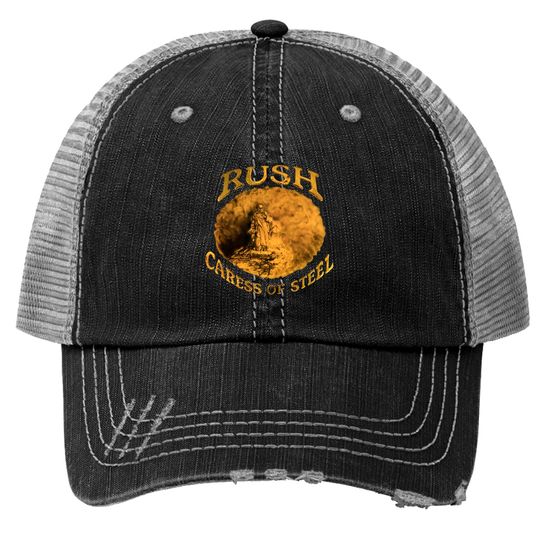 Discover Rush Caress of STrucker Hatl Neil Peart Geddy Lee Trucker Hat Trucker Hats