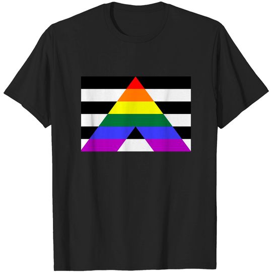 Discover Straight Ally Pride Flag  Essential T-Shirt