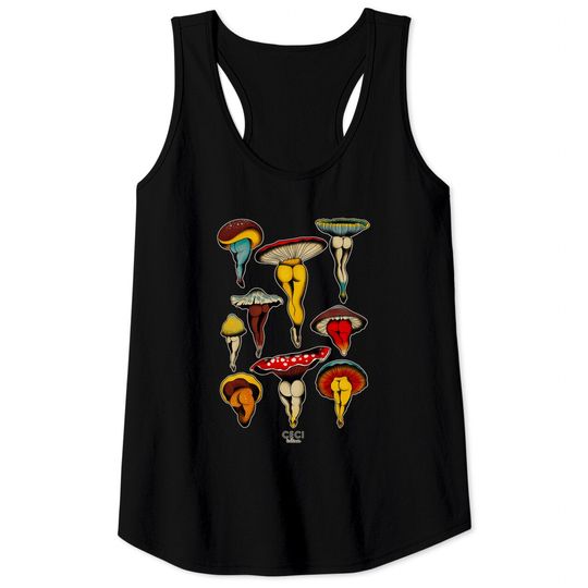 Discover Sexy mushrooms tattoo flash Racerback Tank Top