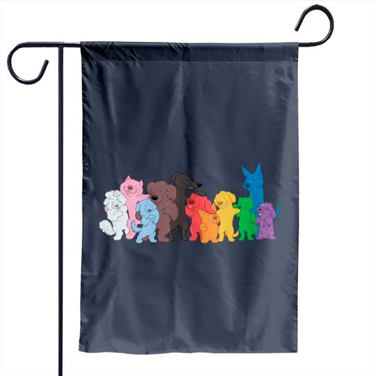 Discover Progress Pride Puppies - Pride - Garden Flags