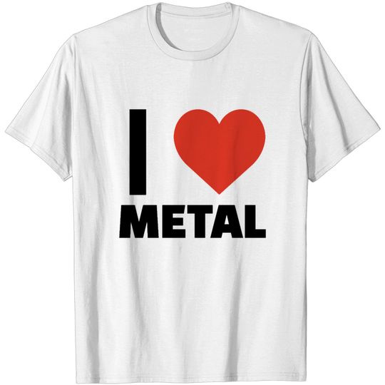 Discover I love Heavy Metal T-shirt