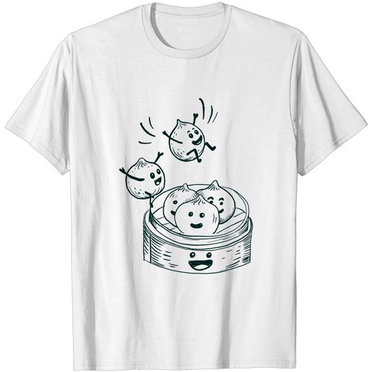 Discover Happy Dumplings - Dumpling - T-Shirt