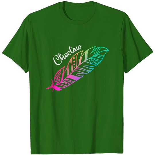 Discover Feather Tee Native American Choctaw Tribe T-Shirt