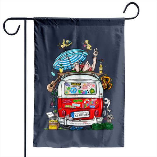 Discover Hippie van Garden Flags