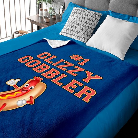 Discover #1 Glizzy Gobbler Hot Dog Pullover Baby Blankets