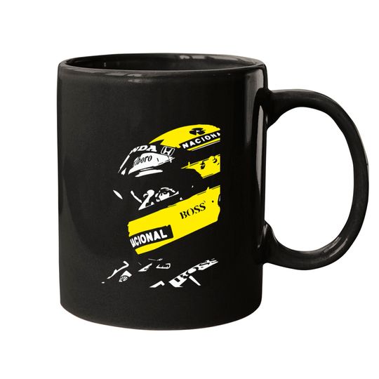 Discover ayrton senna helmet poster Mug Mugs
