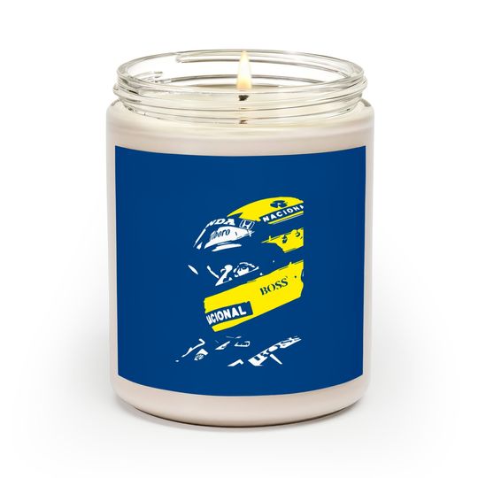 Discover ayrton senna helmet poster Scented candle Scented Candles