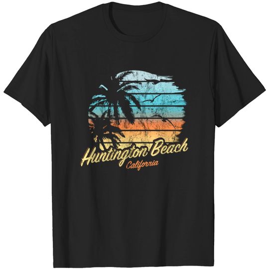 Discover Huntington Beach Florida Usa The Original Sunset T-shirt
