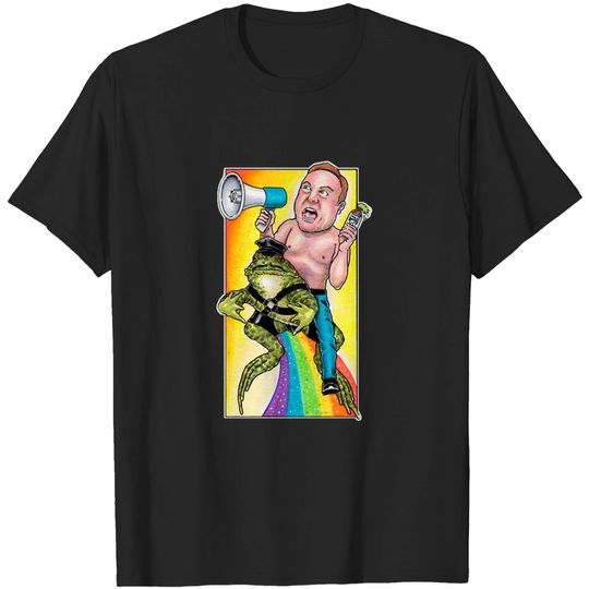 Discover Alex Jones and His Magic Gay Frog - Alex Jones - T-Shirt