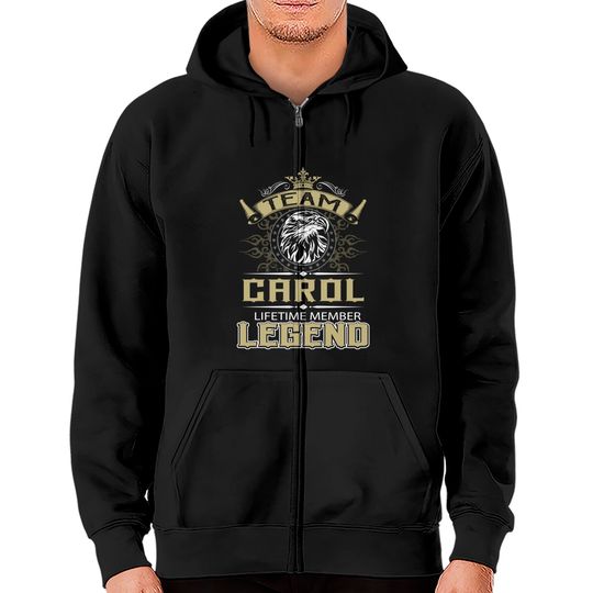 Discover Personalized Carol Eagle Lifetime Member Zip Hoodies
