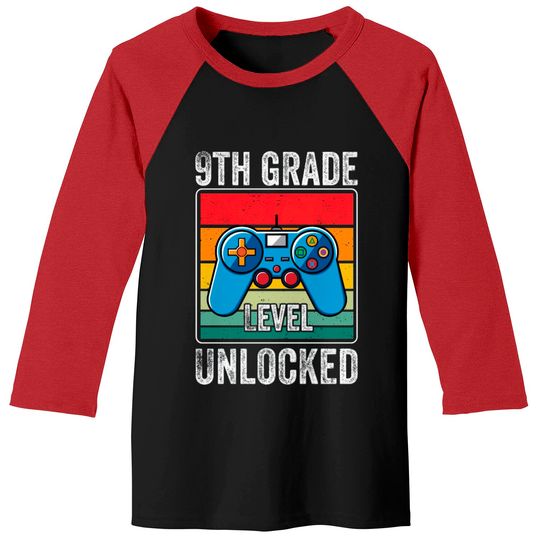 Discover 9th Grade Level Unlocked First year of High School Baseball Tees