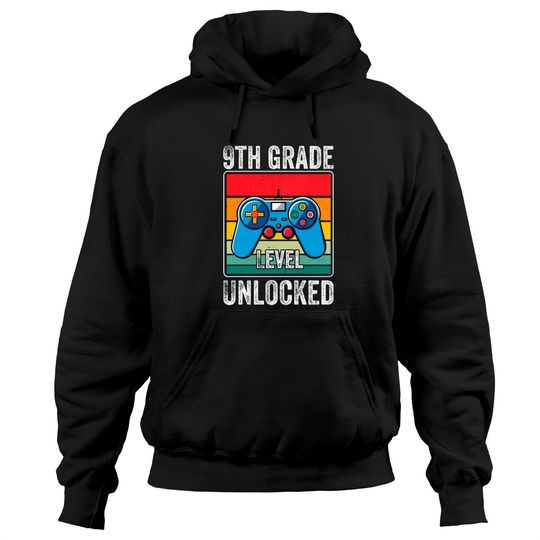 Discover 9th Grade Level Unlocked First year of High School Hoodies