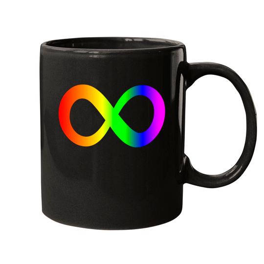 Discover autism infinity symbol// rainbow Mugs