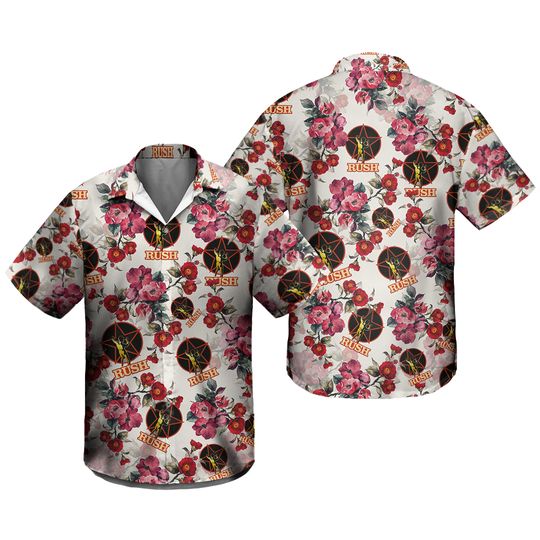 Discover Rush Band Hawaiian Shirts, Rush Button Up Shirts