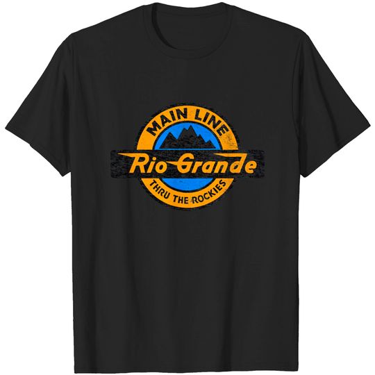 Discover D&RGW Denver and Rio Grande Western Railroad - Rio Grande - T-Shirt