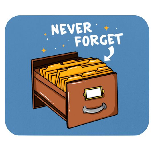 Discover Card Catalog Gift Library Librarian Mouse Pads