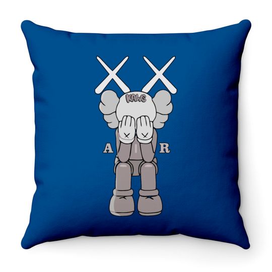 Discover kaws scan Throw Pillows