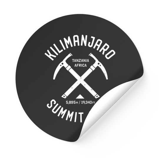 Discover Kilimanjaro Summit Club I climbed Mt Kilimanjairo - Hiking - Stickers