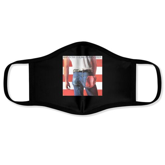 Discover Bruce Springsteen Born in the USA Face Masks