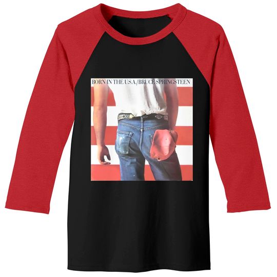 Discover Bruce Springsteen Born In The USA Rock Tee Baseball Tees