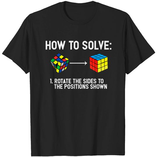 Discover Youth Rubiks Cube Shirt Rotate The Sides T-shirt