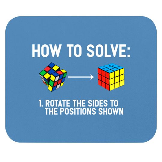 Discover Youth Rubiks Cube Mouse Pad Rotate The Sides Mouse Pads