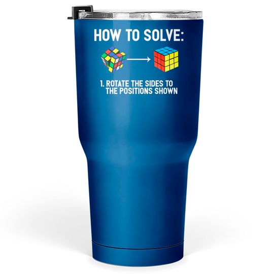 Discover Youth Rubiks Cube Tumblers 30 oz Rotate The Sides Tumblers 30 oz