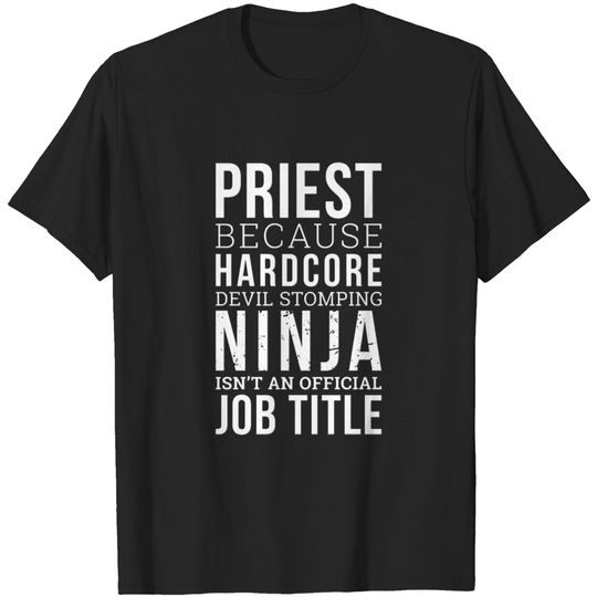 Discover Funny Priest Shirt Gift Christian Catholic Men T-shirt