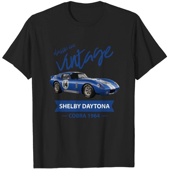 Discover Classic Car Vintage Shelby Daytona Cobra 1964 - Shelby Daytona - T-Shirt