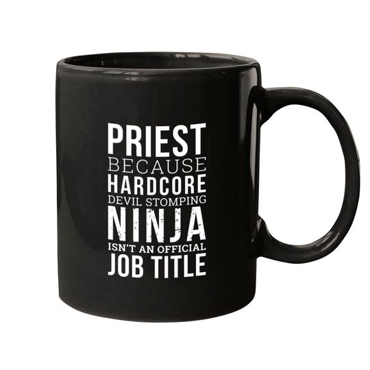 Discover Funny Priest Mug Gift Christian Catholic Men Mugs