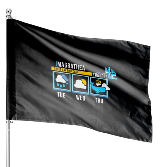 Discover Magrathea Forecast - Hitchhikers Guide To The Galaxy - House Flags