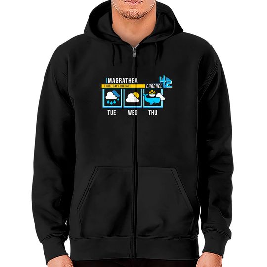 Discover Magrathea Forecast - Hitchhikers Guide To The Galaxy - Zip Hoodies