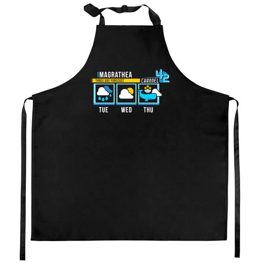 Discover Magrathea Forecast - Hitchhikers Guide To The Galaxy - Kitchen Aprons
