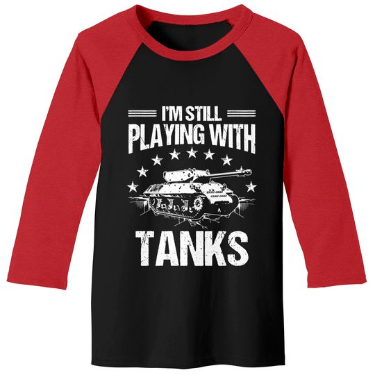 Discover Tanks/Tank Forces/Panzer/Playing/Gift/Present - Tanks - Baseball Tees