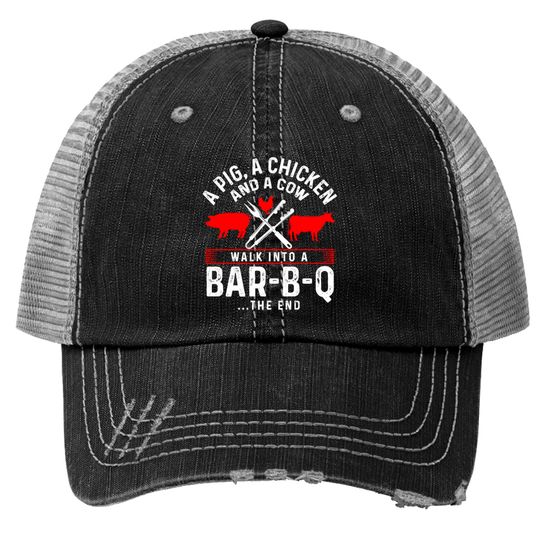Discover Grill Barbecue BBQ Season Meat Grillmaster Gift Trucker Hats