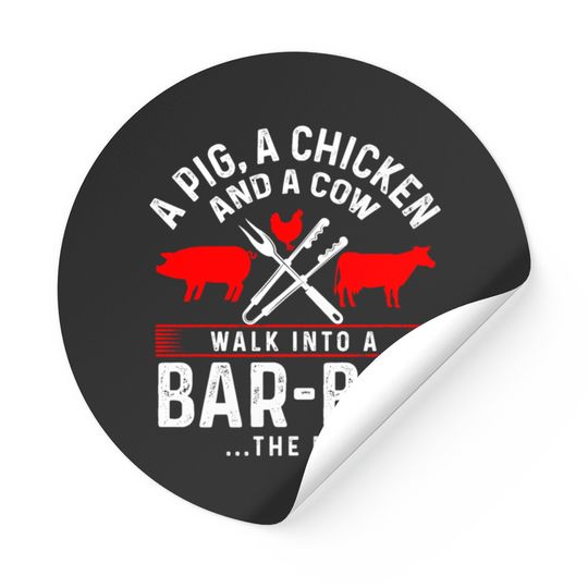 Discover Grill Barbecue BBQ Season Meat Grillmaster Gift Stickers