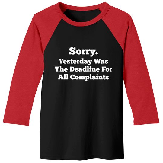 Discover Deadline for complaints - Customer Service - Baseball Tees
