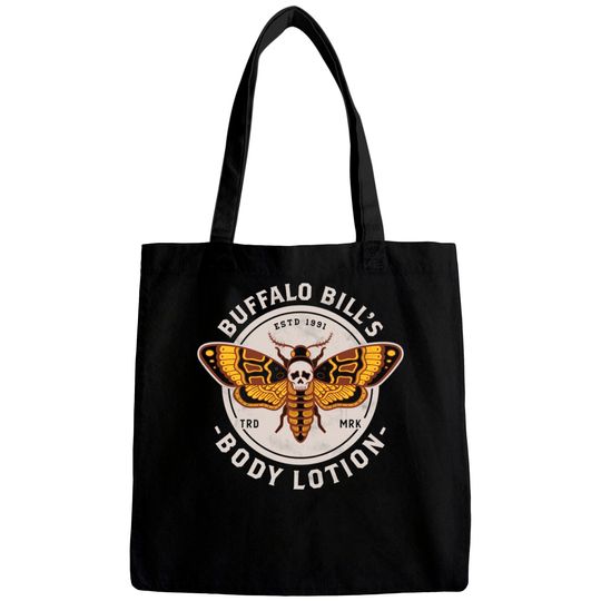 Discover Buffalo Bill's Body Lotion - Vintage Distressed Horror - Silence Of The Lambs - Bags