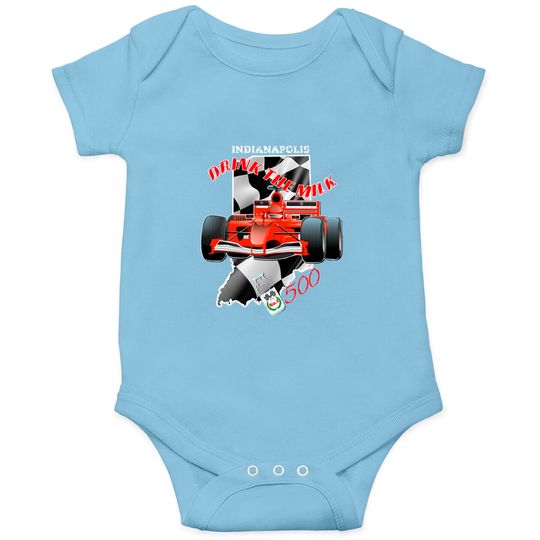 Discover Drink The Milk Indianapolis Indiana State 500 Onesies
