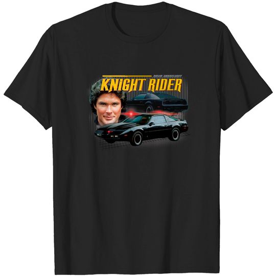 Discover Knight Rider Homage T-shirt Tee Top 80s 90s David Hasselhoff Vintage Kitt Gift