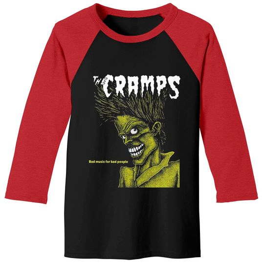 Discover The Cramps Unisex Baseball Tees: Bad Music