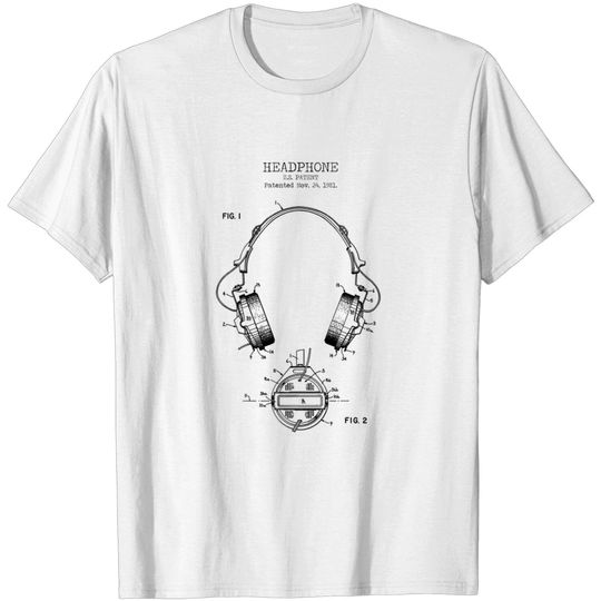 Discover HEADPHONES patent - Headphones - T-Shirt