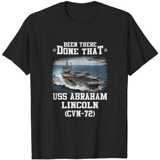 Discover CVN-72 USS Abraham Lincoln T-Shirt Navy Ships Tee - Cvn - T-Shirt