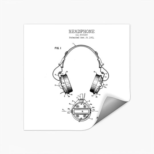 Discover HEADPHONES patent - Headphones - Stickers